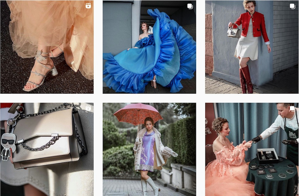 Mélody Funck showcase her extravagant and elegant sense of fashion on Instagram and Tik Tok Mélody Funck Instagram screenshot
