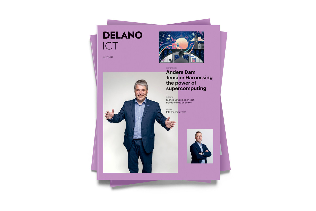 EuroHPC executive director Anders Dam Jensen and Smile’s CTIO Fabrice Dewasmes grace the cover of Delano’s ICT supplement, on newsstands 17 June Maison Moderne