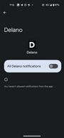 Find the tab marked “Delano notifications”. Image: Maison Moderne
