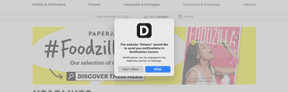 In the dialogue box, click on “Allow”. Image: Maison Moderne
