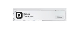You should see a new popup message that says “Thank you!” Image: Maison Moderne
