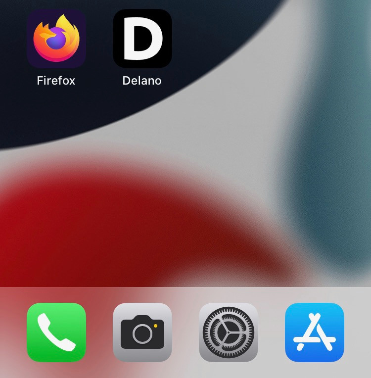 You can then find the Delano web app on your home screen. Image: Maison Moderne