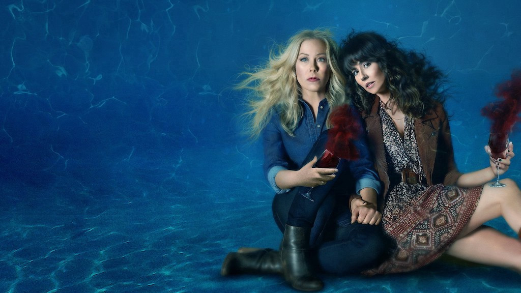 Christina Applegate and Linda Cardellini in compelling black comedy “Dead To Me”. The series is, literally, car crash viewing. It is one of our editorial team’s tips of the month. (Photo: Netflix)