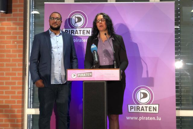 Starsky Flor and Marie-Paule Dondelinger, pictured, are the two co-presidents of the Pirate Partei Luxembourg PiratePartei/Facebook