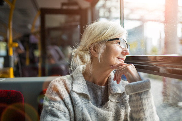 Good access to services such as transport can be a key factor in ageing healthily.  Shutterstock
