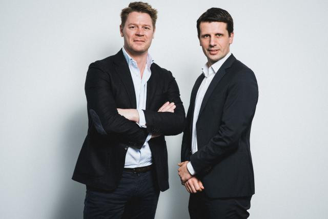 Tim Pittevils, general manager of atHome Group, and Yannick Flavien, CEO of Credit Expert France partner in atHome Finance atHome Group