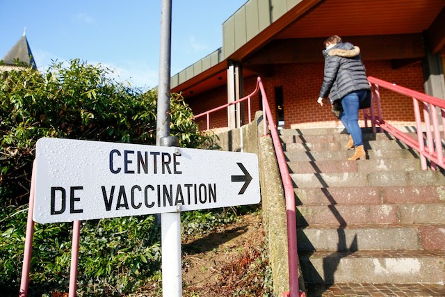 The vaccine centre at Halle Victor Hugo in Limpertsberg, shown here in an illustrative photo  Photo: SIP/Julien Warnand