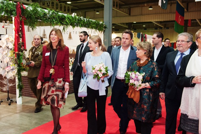 Princess Stéphanie, prime minister Xavier Bettel and Grand Duchess Maria Teresa visit the 2018 edition of the Bazar International at Luxexpo The Box. This year’s edition has been cancelled due to covid-19 health and safety concerns. Lala La Photo (archives)