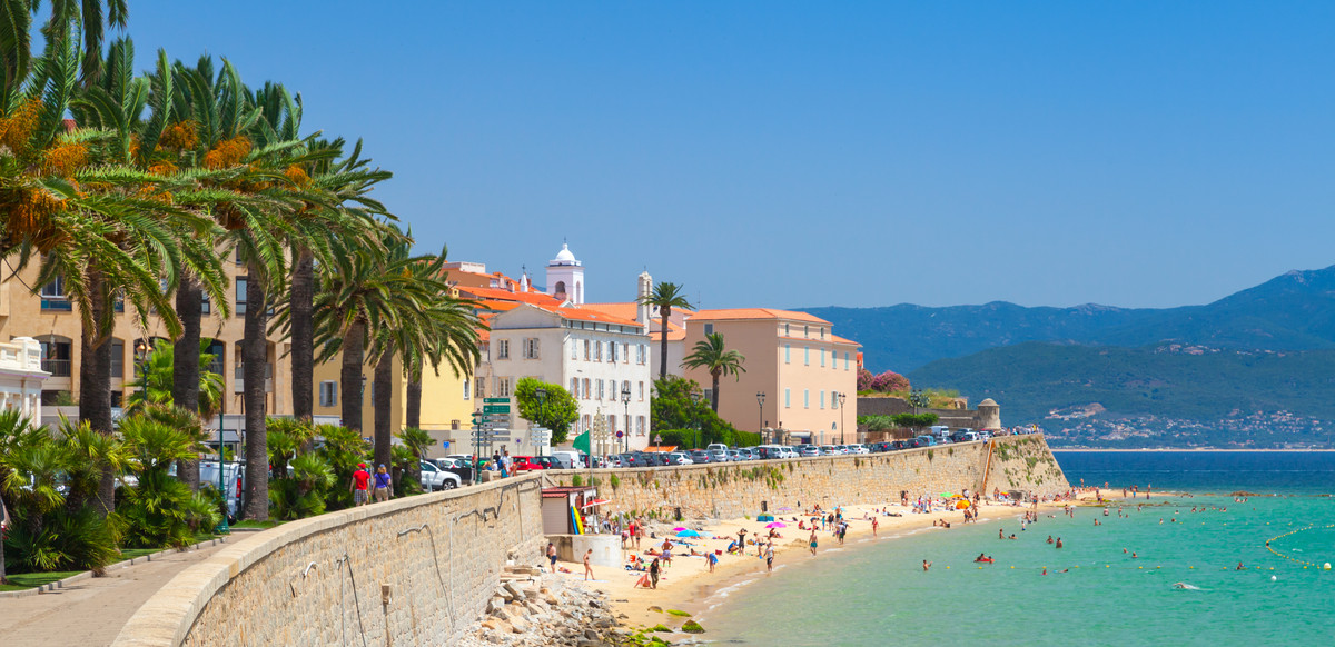 between the sea and the mountains in ajaccio delano news