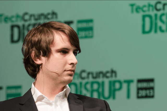 Archive photo shows Bitstamp CEO Nejc Kodrič at the 2013 Techcrunch conference Creative Commons Licence/Paperjam