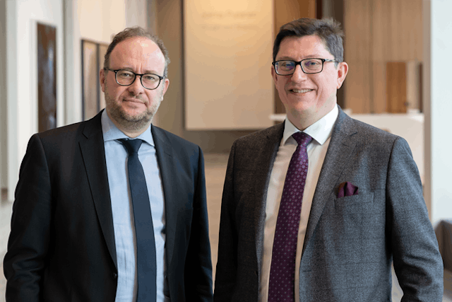 Denis Costermans, Lead Advisor Banking & Philippe Wery, CEO Arendt Business Advisory.