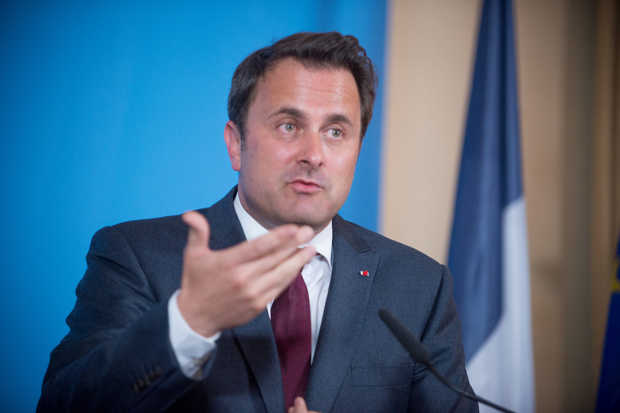 According to Bloomberg, prime minister Xavier Bettel appears to be softening his approach to a financial services deal post-Brexit Christophe Olinger (archives)