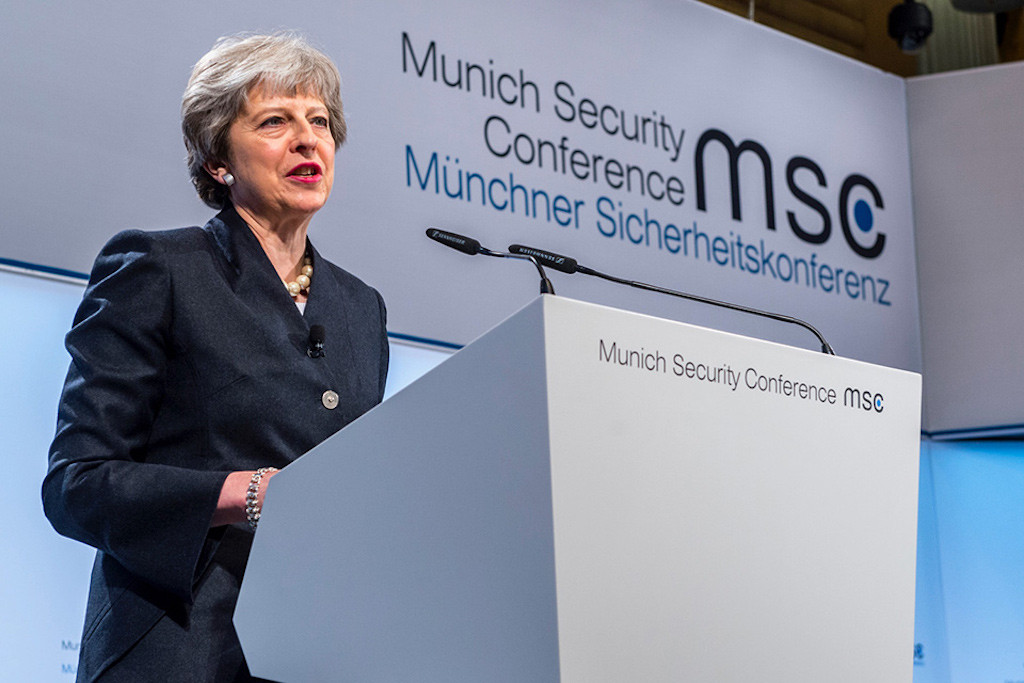 “Europe’s security is our security,” said Theresa May in her speech at the Munich Security Conference. UK government