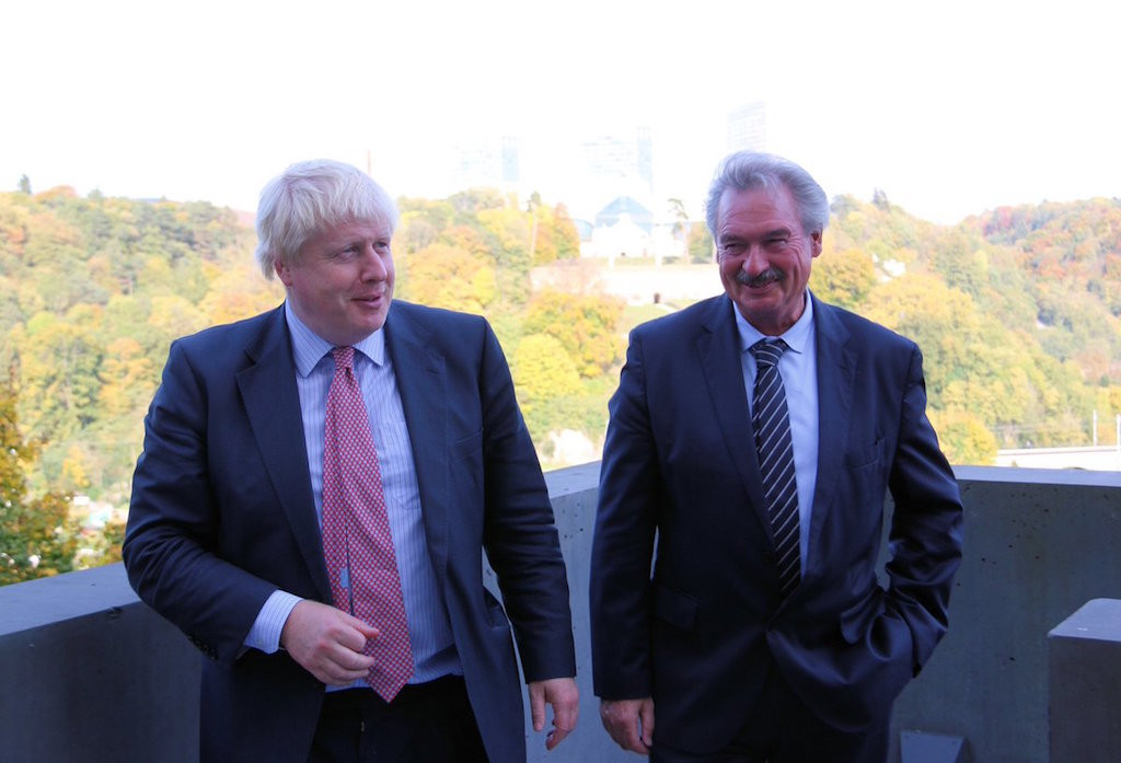 Boris Johnson, seen here in Luxembourg with foreign minister Jean Asselborn, said he was confident that British business can profit from new opportunities post-Brexit. MFA Luxembourg