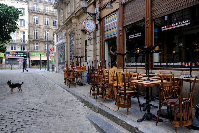 An empty tourist area of Brussels, Belgium, is shown in this image from June 2020 Shutterstock