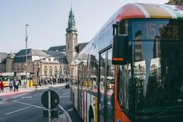 Starting 5 May, bus stops will be reorganised at the central train station in Luxembourg City Sven Becker/archives