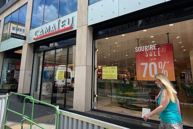 Camaïeu has three stores in Luxembourg, including one near the central station Maison Moderne