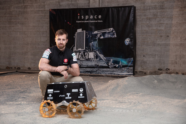 Federico Giusto is pictured at the ispace offices in Luxembourg-Hollerich Romain Gamba