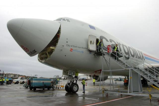 An illustration photo of a Cargolux aircraft, not the one that was temporarily grounded in Prestwick Cargolux
