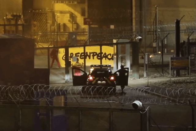 Eight activists entered the EDF facility grounds and set off fireworks on the morning of 12 October 2017 to highlight security vulnerabilities YouTube still