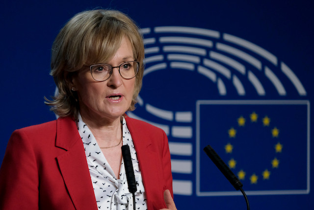 Even EU commissioner Mairead McGuinness, shown here in Brussels in October 2020, has said: ”This is a lot of legislation”  Shutterstock