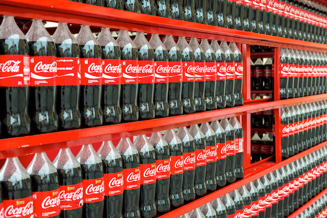 Coca-Cola produces 3m tonnes of plastic packaging a year – equivalent to 200,000 bottles a minute Shutterstock