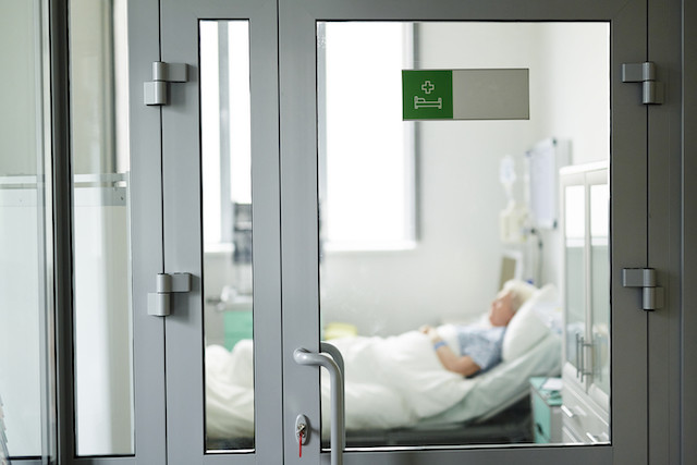 Illustration photo shows a patient pictured in a quarantine ward Shutterstock