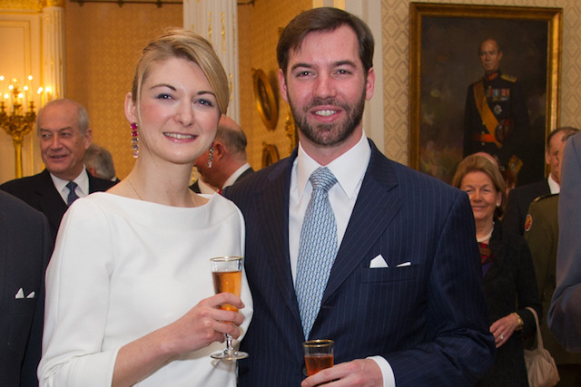 Archive photo of Princes Stéphanie and Prince Guillaume who will move to London, UK, for their studies SIP/Charles Caratini