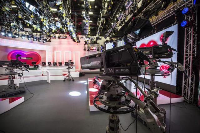 Library picture of RTL’s TV studio. Photo credit: Maison Moderne Maison Moderne
