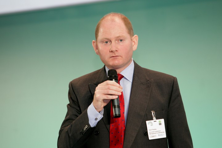 Noel Fessey will be the new CEO of the European fund administration.Pictured: Noel Fessey at an Alfi conference Luc Deflorenne