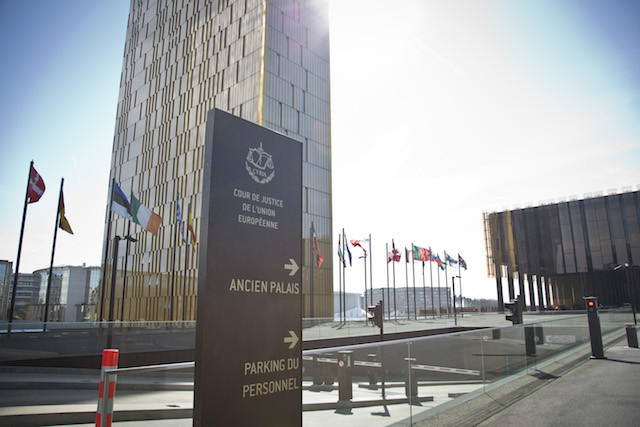 The European Court of Justice, in Kirchberg, pictured in 2014 Maison Moderne