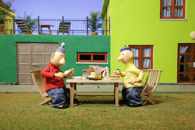 Still from Czech animated film “Pat and Mat Move” Cinéma Public Films