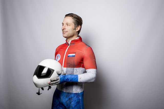 Jeff Bauer, pictured, narrowly missed out on a chance to represent Luxembourg in the Winter Olympics this year Patricia Pitsch