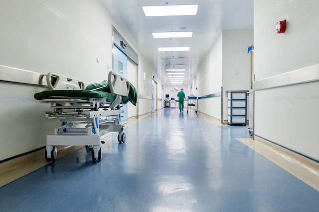 Illustration photo shows a hospital corridor Shutterstock