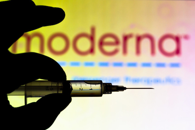 Moderna covid-19 vaccine has been authorised for use in the EU, the European Commission announced on 6 January 2021 Shutterstock