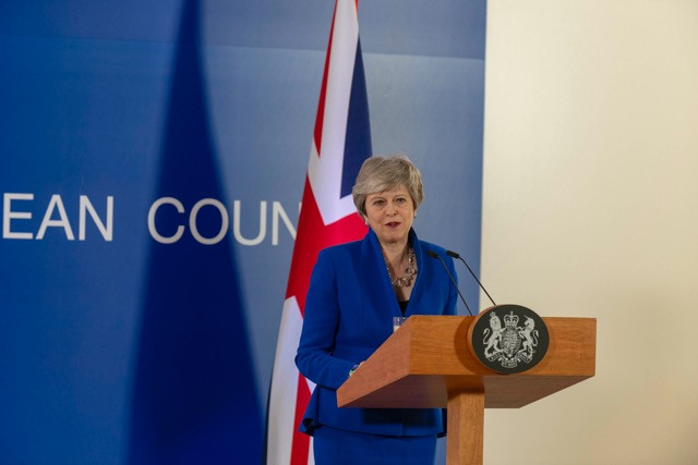 Theresa May at a press conference following Wednesday’s European Council special meeting on Article 50. A new Tory leader and prime minister will not bring with them a fresh solution to the crisis, says Tom Kibasi. European Union
