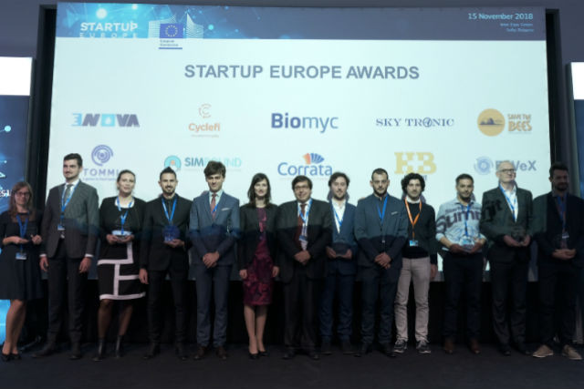 18 companies, including Luxembourg-based Evvos, were recognised in the Startup Europe Summit held in Sofia, Bulgaria, on 16 November 2018 Finnova Foundation