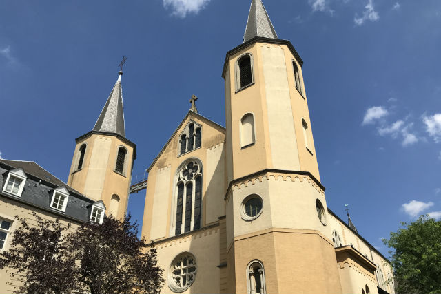 St Alphonse Church in Luxembourg City is closed until further notice following structural concerns Jess Bauldry
