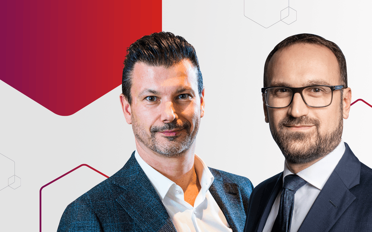 Patrick van Denzen, managing director of TMF Luxembourg and Marco Cipolla, founding partner and managing director of Selectra TMF Group