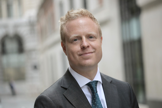 Henning Swabey, head of continental Europe at Calastone, which rolled out blockchain technology across its entire fund trading network on 20 May 2019 Calastone