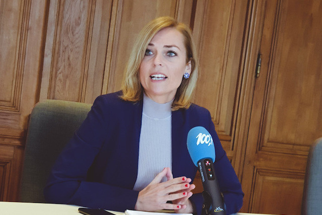 Minister for equality between women and men Taina Bofferding (LSAP) MEGA
