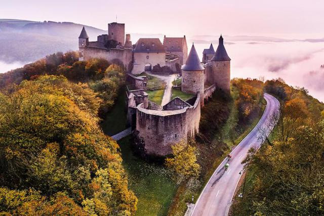 Bourscheid castle, one of many picturesque places to visit in Luxembourg Luxembourg for Tourism
