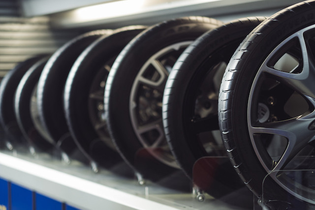 Tyres are seen at the Goodyear Luxembourg Innovation Center in Colmar-Berg Sébastien Goossens/archives