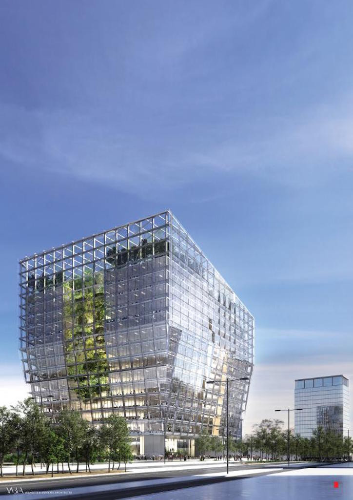 The new ArcelorMittal HQ will include public spaces Wilmotte & associés