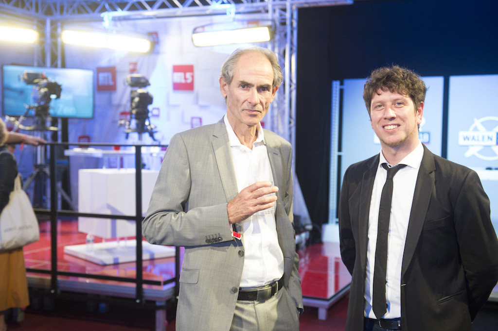 Jean-Paul Hoffmann, pictured left at RTL city during the 2018 election party on 14 October, is to work on the communications strategy of the University of Luxembourg. Anthony Dehez