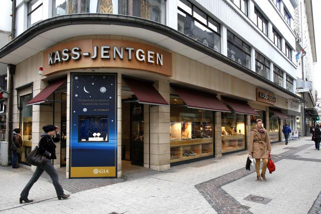 The jeweller's Kass-Jentgen, open since 1932, has to close its city centre shop due to exorbitant rents. Olivier Minaire