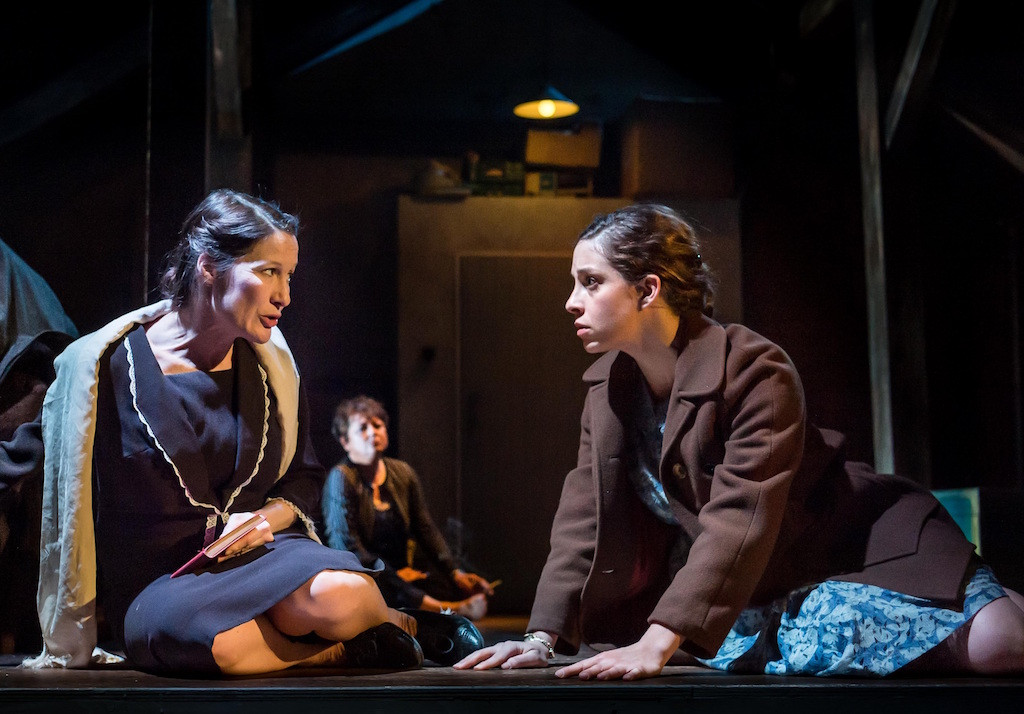 Traumatic separation--Catherine Janke and Leila Schaus as mother and daughter in “Kindertransport” Mark Sepple