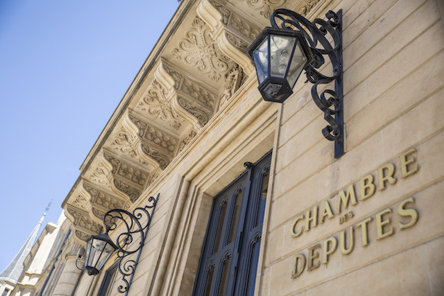 The Chamber of Deputies (Chambre des Députés) is Luxembourg's parliament with 60 MPs or deputies Maison Moderne archives
