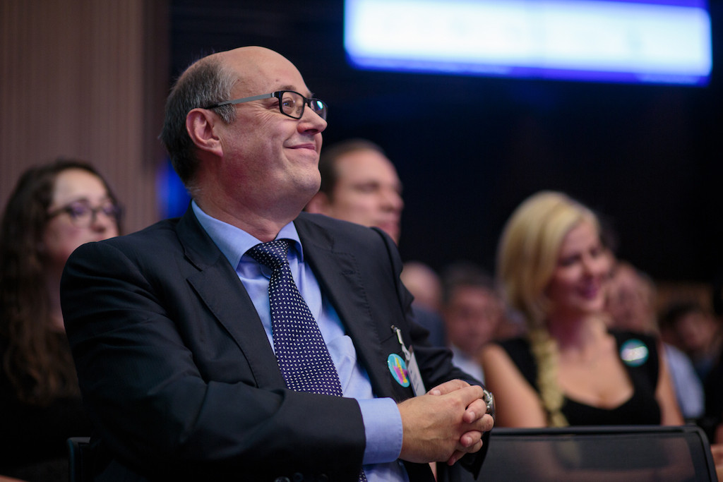 KPMG managing partner Philippe Meyer, seen here at this year’s Fintech awards, says that proactively planning a roadmap to navigate the changing world of digitalsation equips the firm for continued success. Matic Zorman