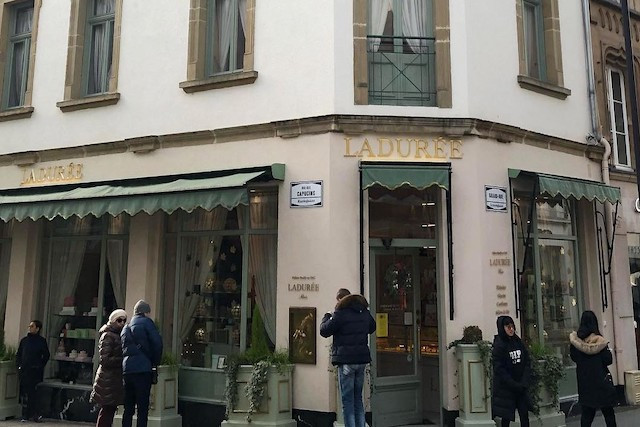 Ladurée opened its Luxembourg tearoom, pictured, in 2016 DR